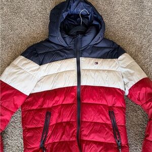 Tommy Hilfiger Men's Tricolor Puffer Jacket